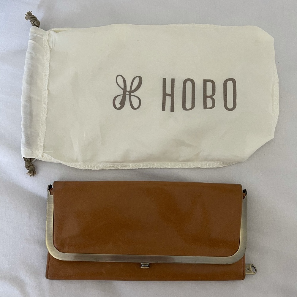 HOBO leather clutch